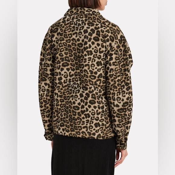 ANINE BING Sawyer Leopard Jacket - Picture 3 of 6